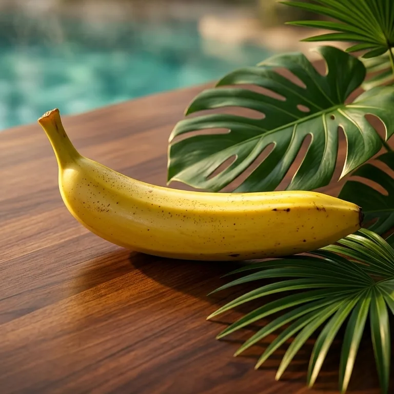 Tropical lifestyle scene